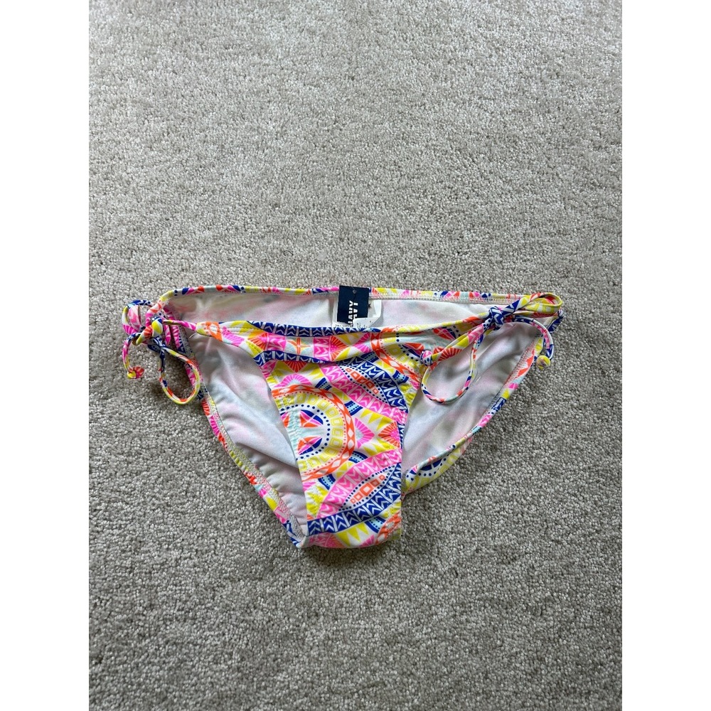 Old Navy Women's Bikini Bottom Size S Neonβ Tribal Print Nylon
